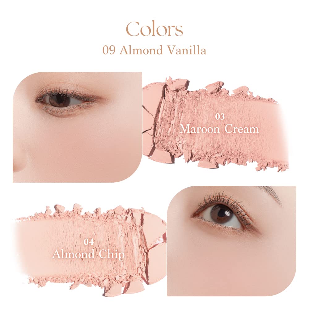 Dasique Blending Mood Cheek 09 Almond Vanilla vegan-certified formula feels lightweight