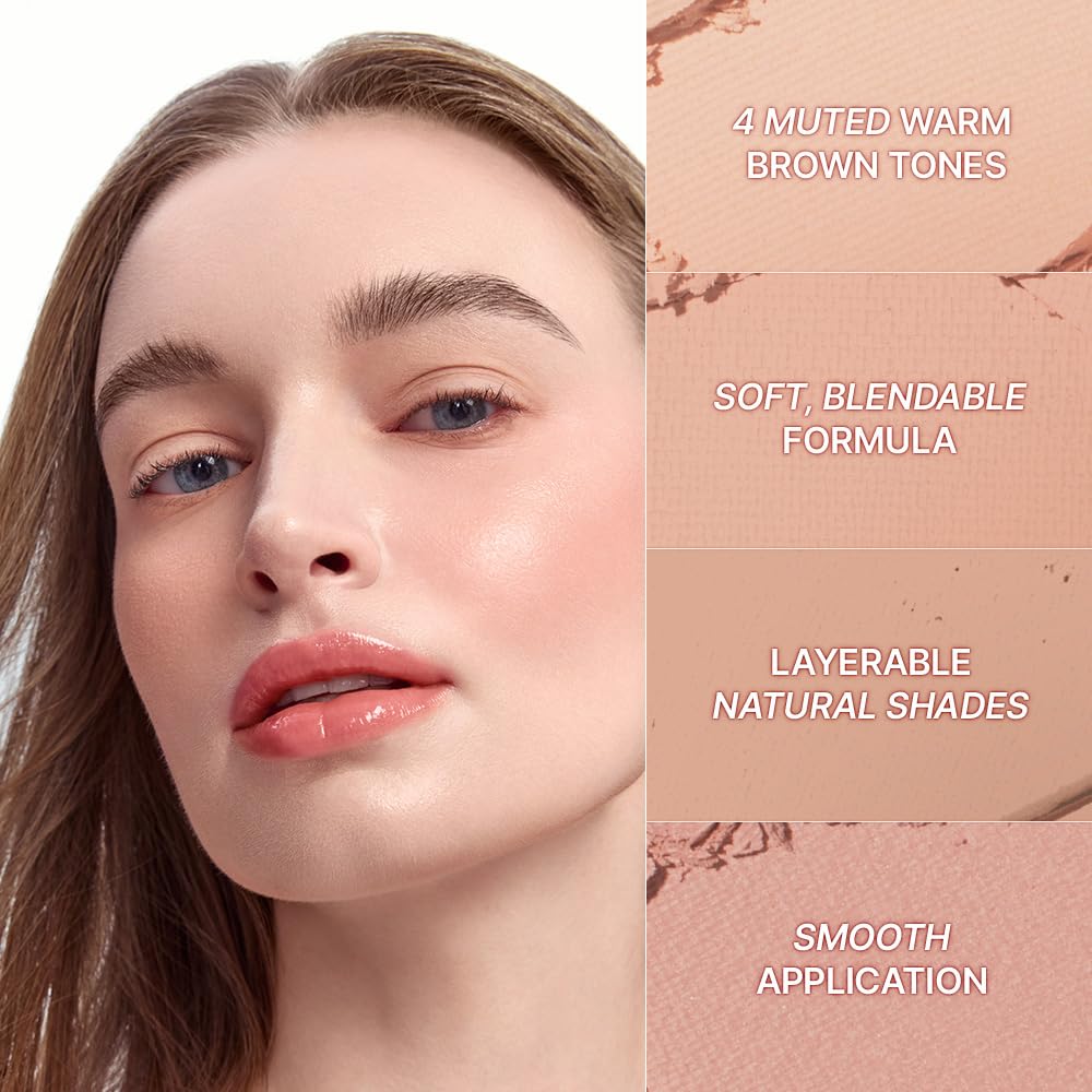 Dasique Blending Mood Cheek #10 Muted Nuts – texture poudrée légère pour un fini doux