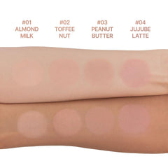 Dasique Blending Mood Cheek #10 Muted Nuts – échantillons faciles pour un choix rapide