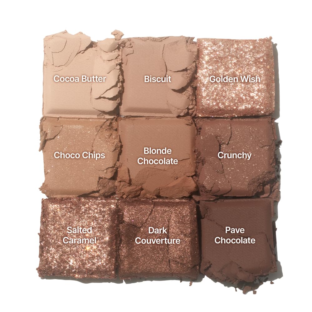 dasique Shadow Palette n°11 Chocolat Fudge – perles nacrées pour accent lumineux ciblé.