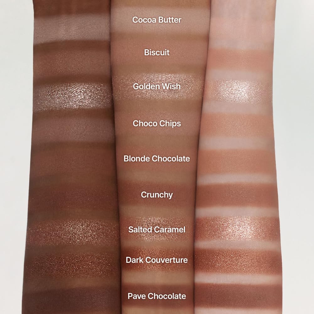 dasique Shadow Palette n°11 Chocolat Fudge – fini satiné pour dimension douce du regard.