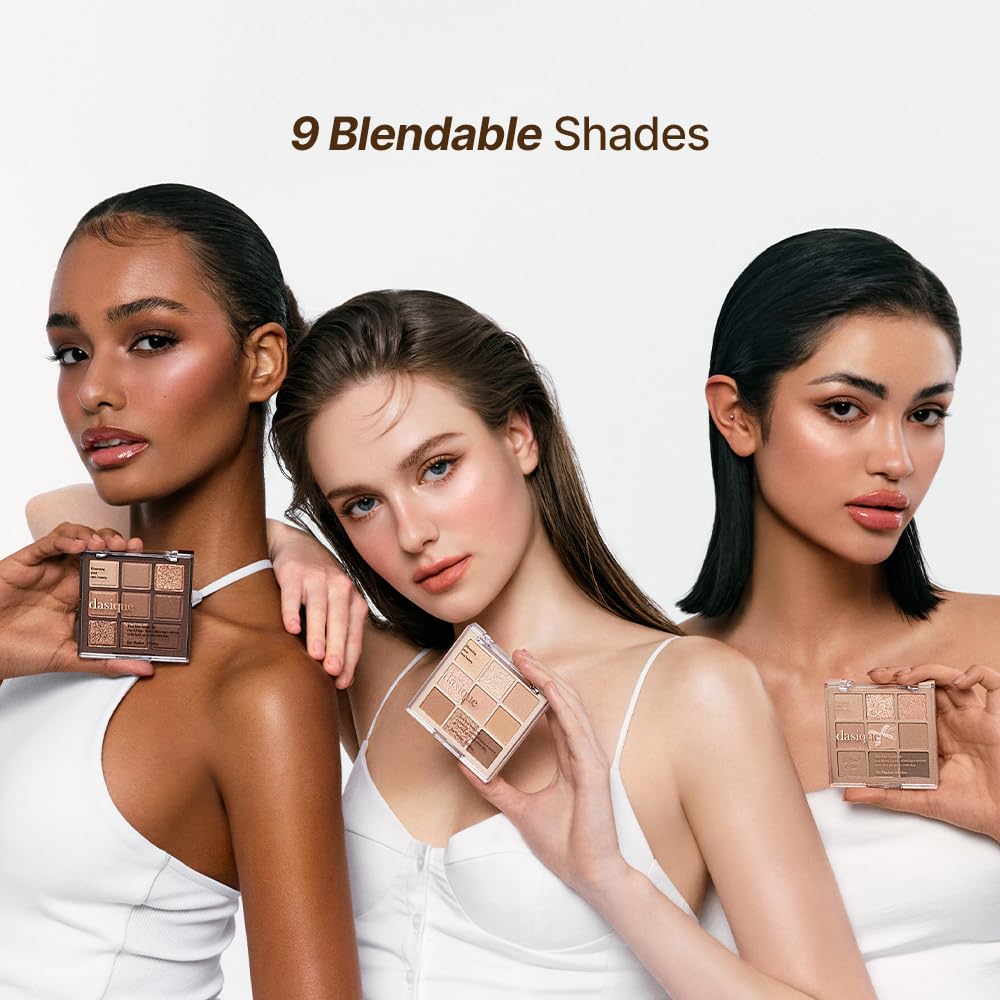 dasique Shadow Palette n°11 Chocolat Fudge – transition douce pour un dégradé naturel.