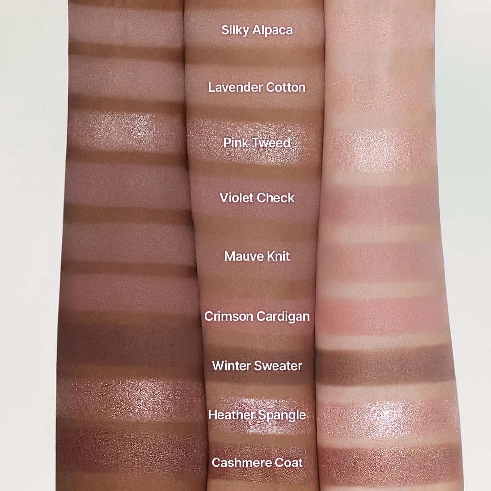 dasique palette ombres n°16 tricot violet, parfait duo matte et scintillant.