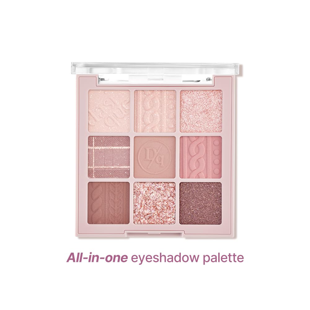 dasique palette ombres n°16 tricot violet, nuances douces pour adoucir les transitions.