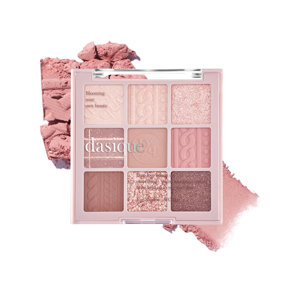 dasique palette ombres n°16 tricot violet, étui élégant pour un look quotidien.