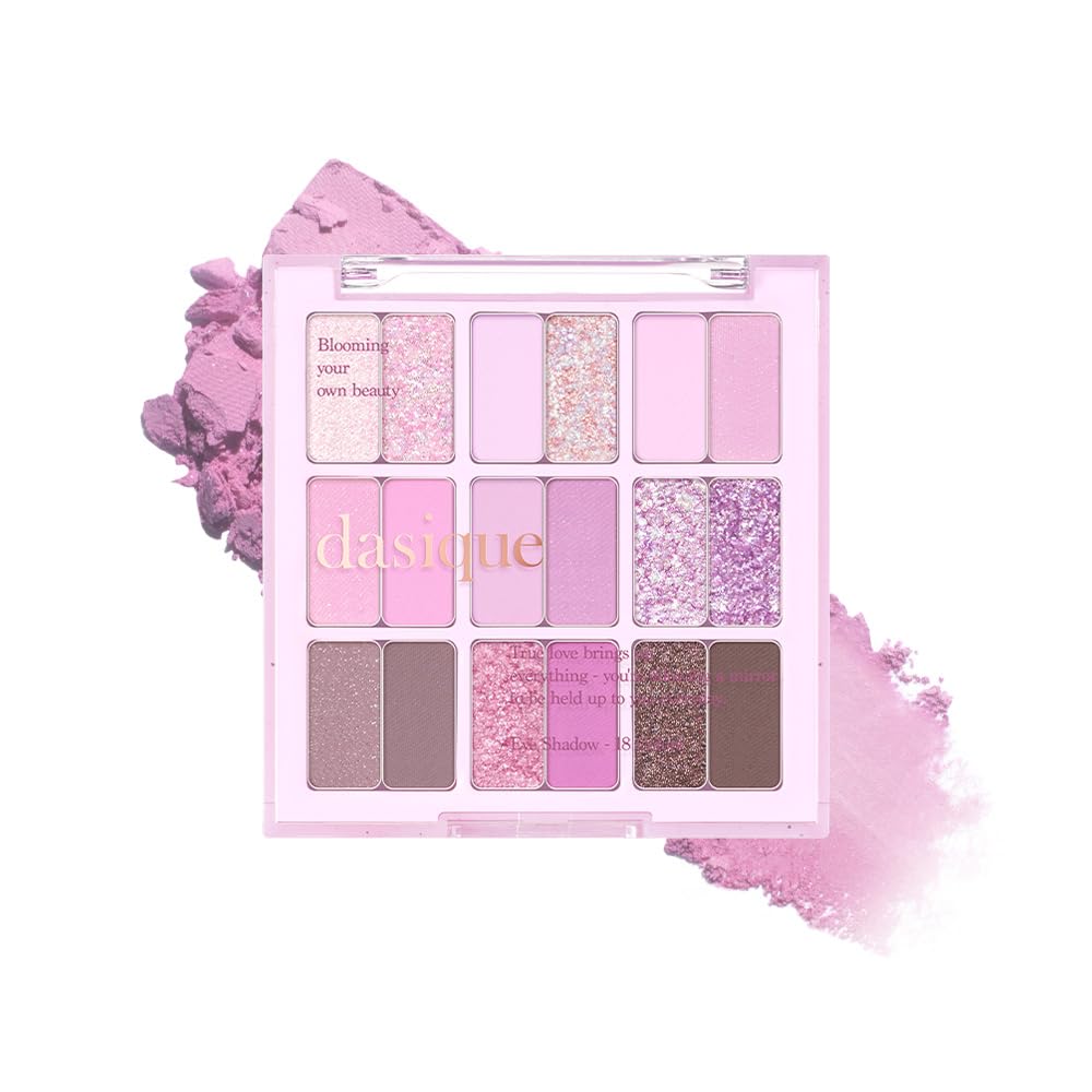 dasique Shadow Palette 18 Berry Smoothie ombre-01 – base mate naturelle pour un regard discret