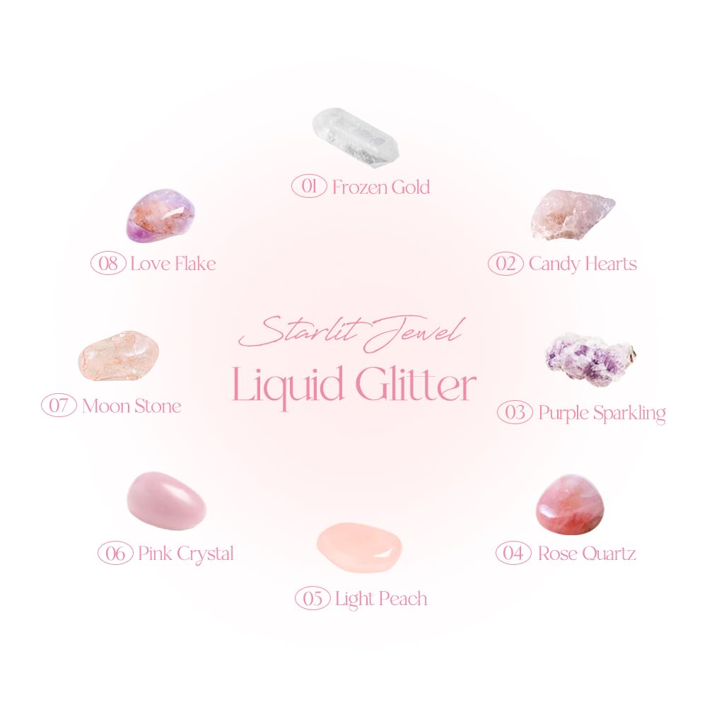 Dasique Starlit Jewel application rapide quartz rose