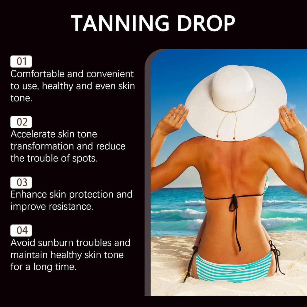 DASIUIP Tanning Drops watermelon flavor suggests refreshing bronzing experience