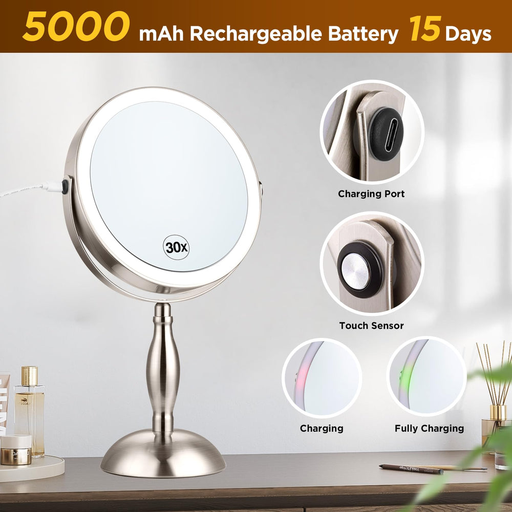 Miroir DASLAVA charge latérale pour un espace de travail propre.