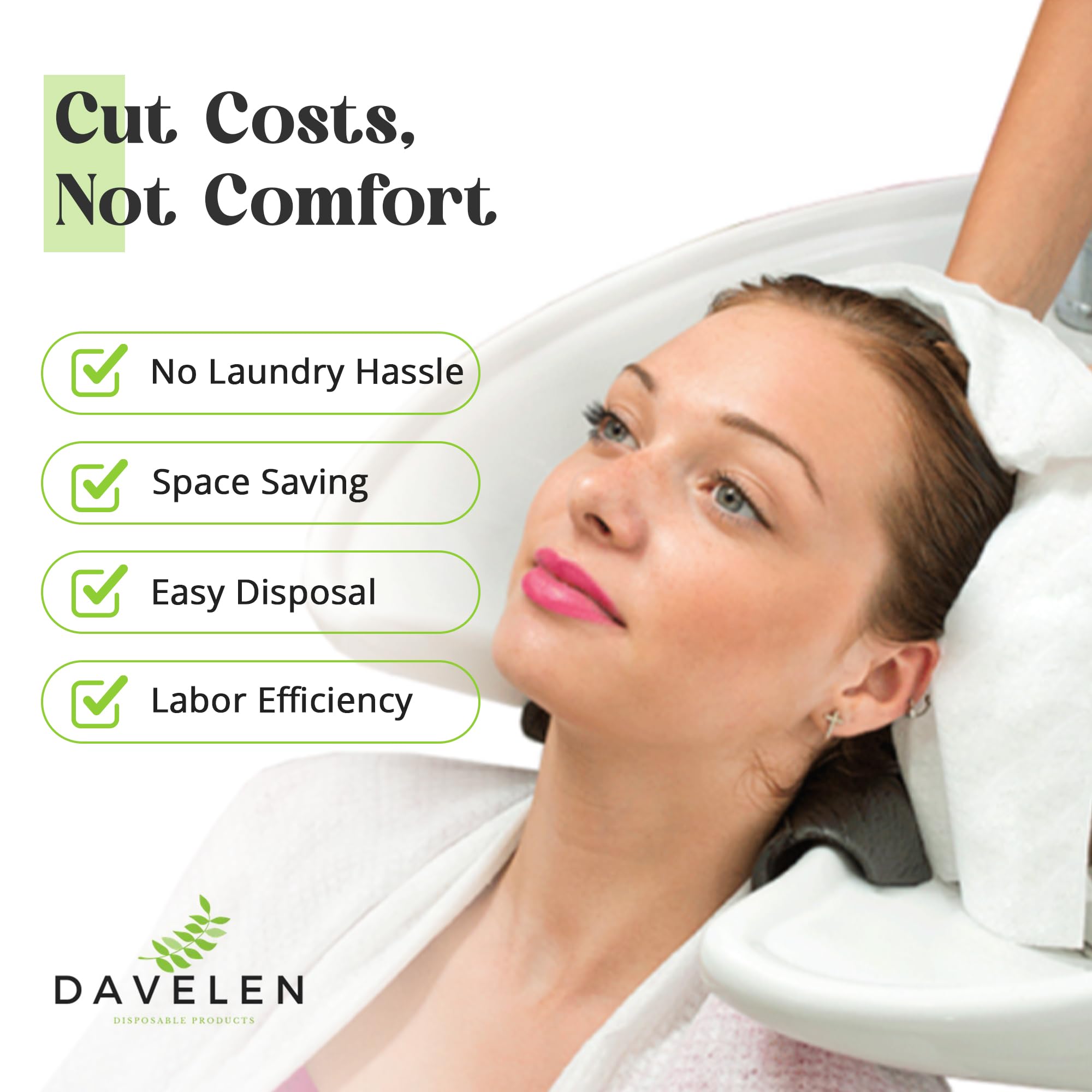 DAVELEN gain de temps en spa avec linge jetable