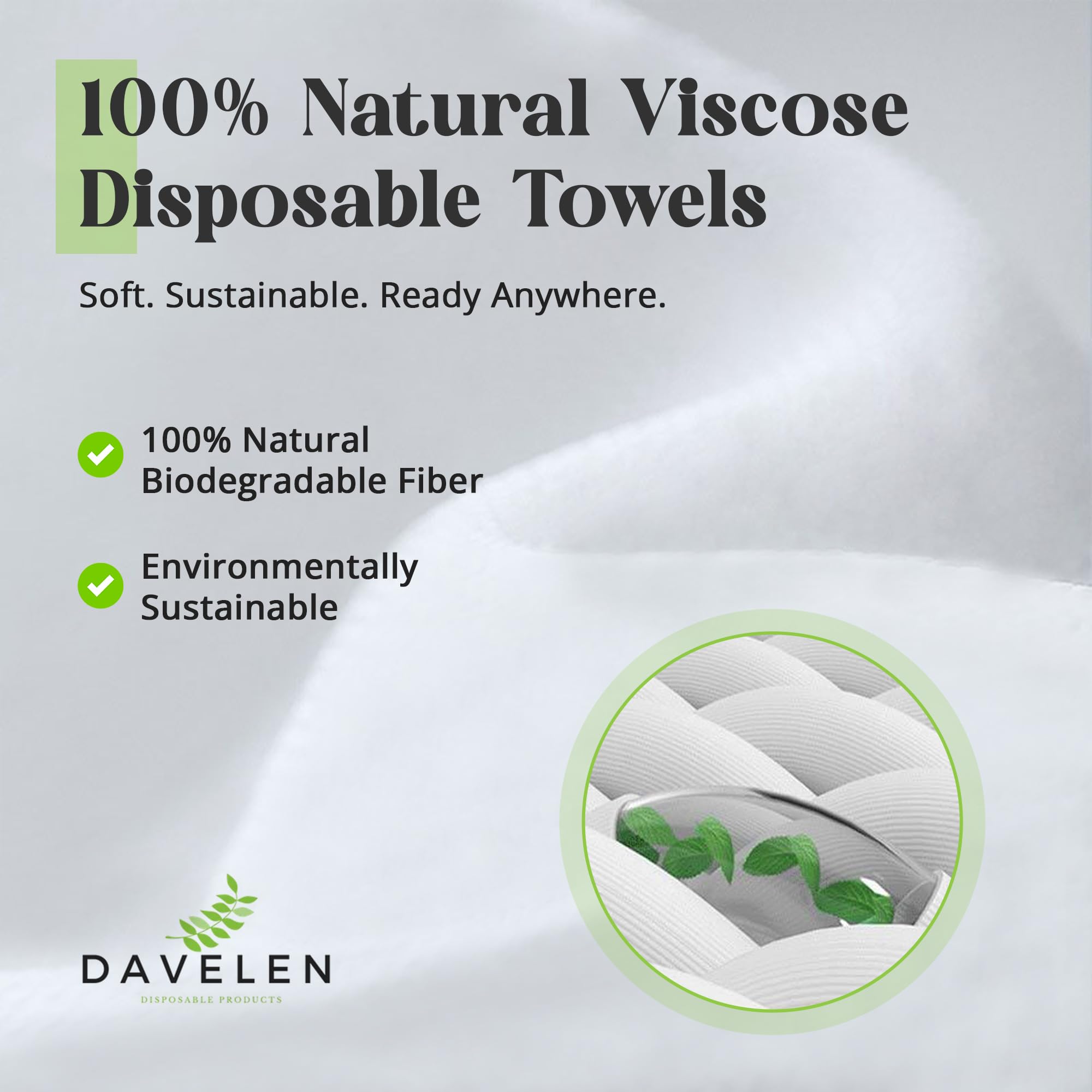DAVELEN spa et salon, serviettes jetables pratiques