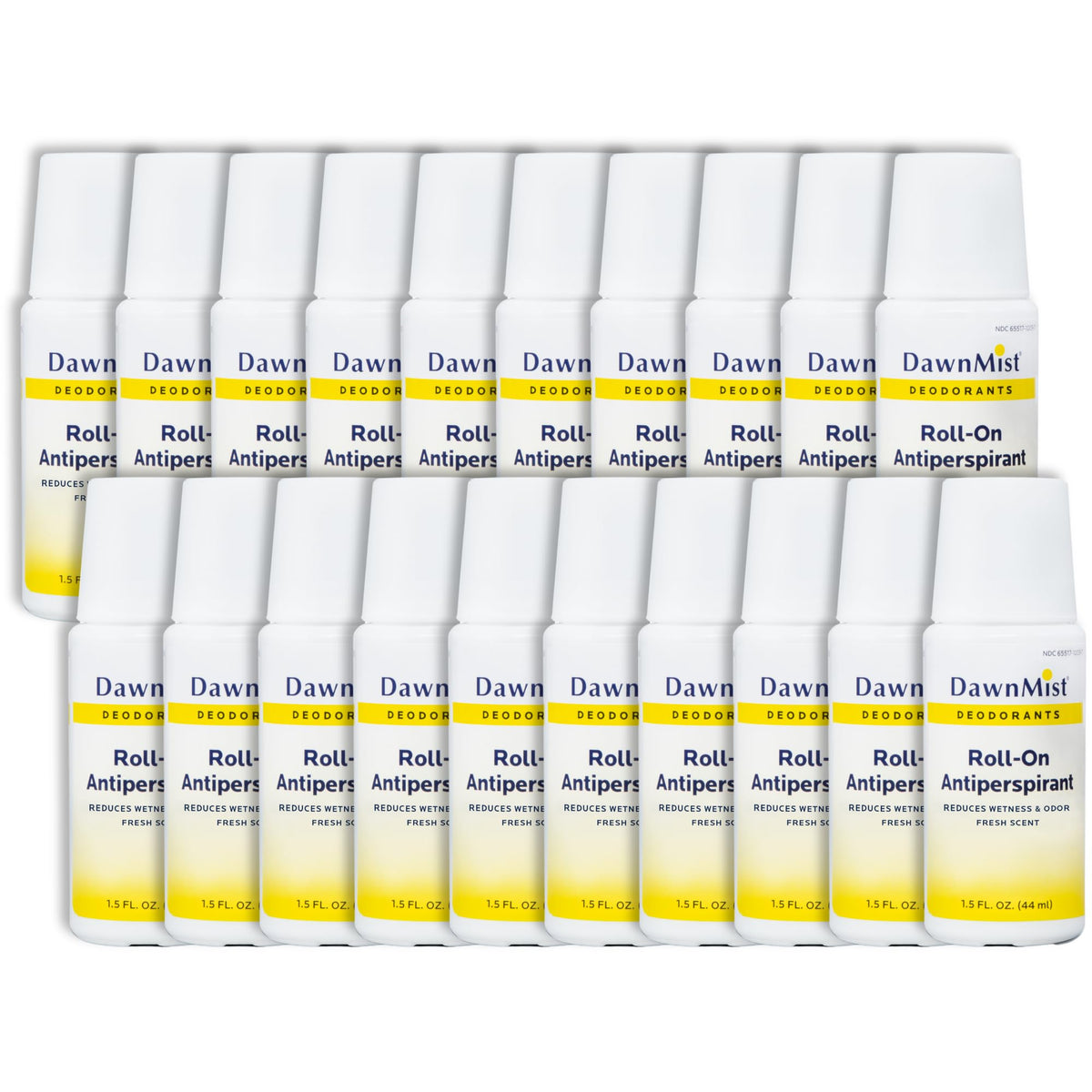 DawnMist Dukal RD15 roll-on; application fluide pour rester frais toute la journée.
