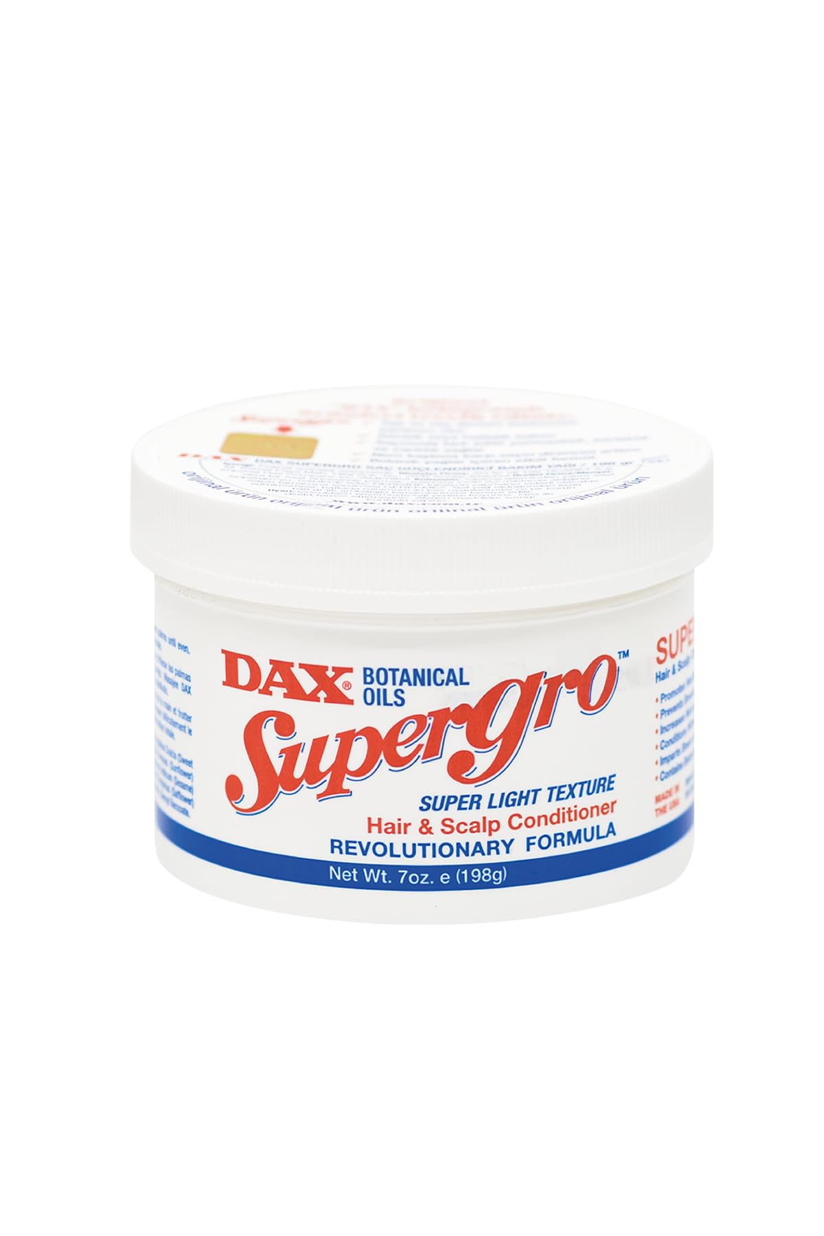DAX Super Gro creme parfum frais, application sur cheveux, texture fluide