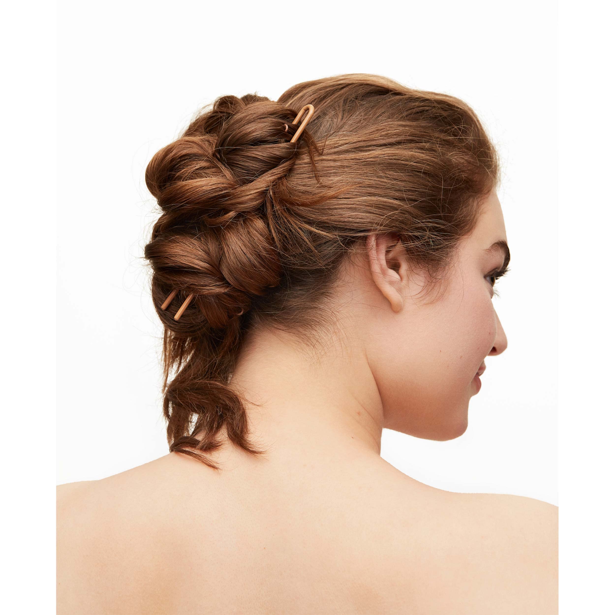 Pin Day Rate Beauty en forme de U, 5,5 po, pour chignon.