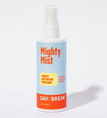 Daybreak Skincare Mighty Mist – flacon, brume apaisante qui calme irritations et rougeurs.