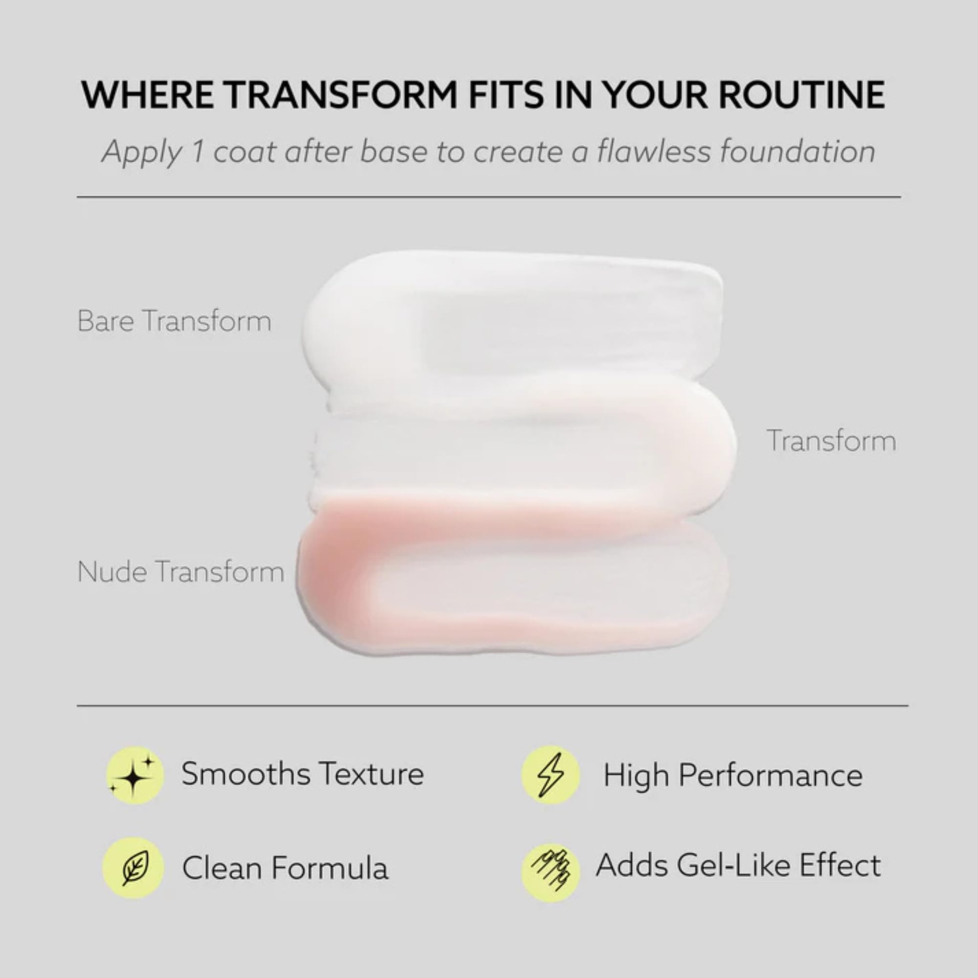 Finition naturelle et neutre avec Bare Transform Ridge Filler