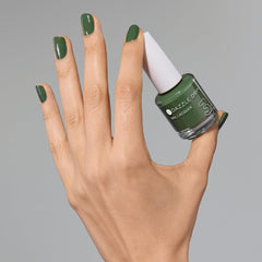 Schéma des quatre étapes Dazzle Dry pour les soins des ongles.
