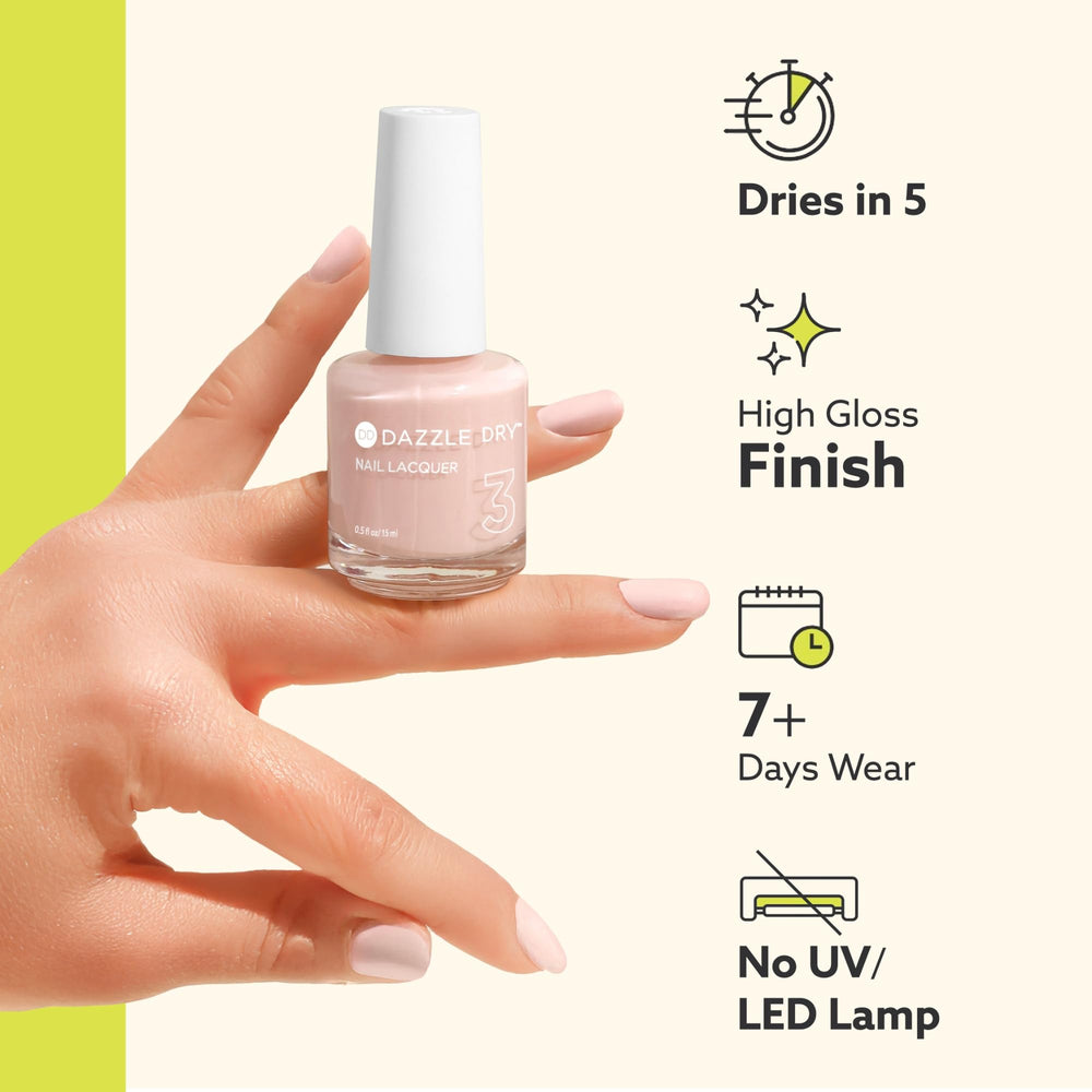 Application fluide de Dazzle Dry Sail Away pour une finition rapide.