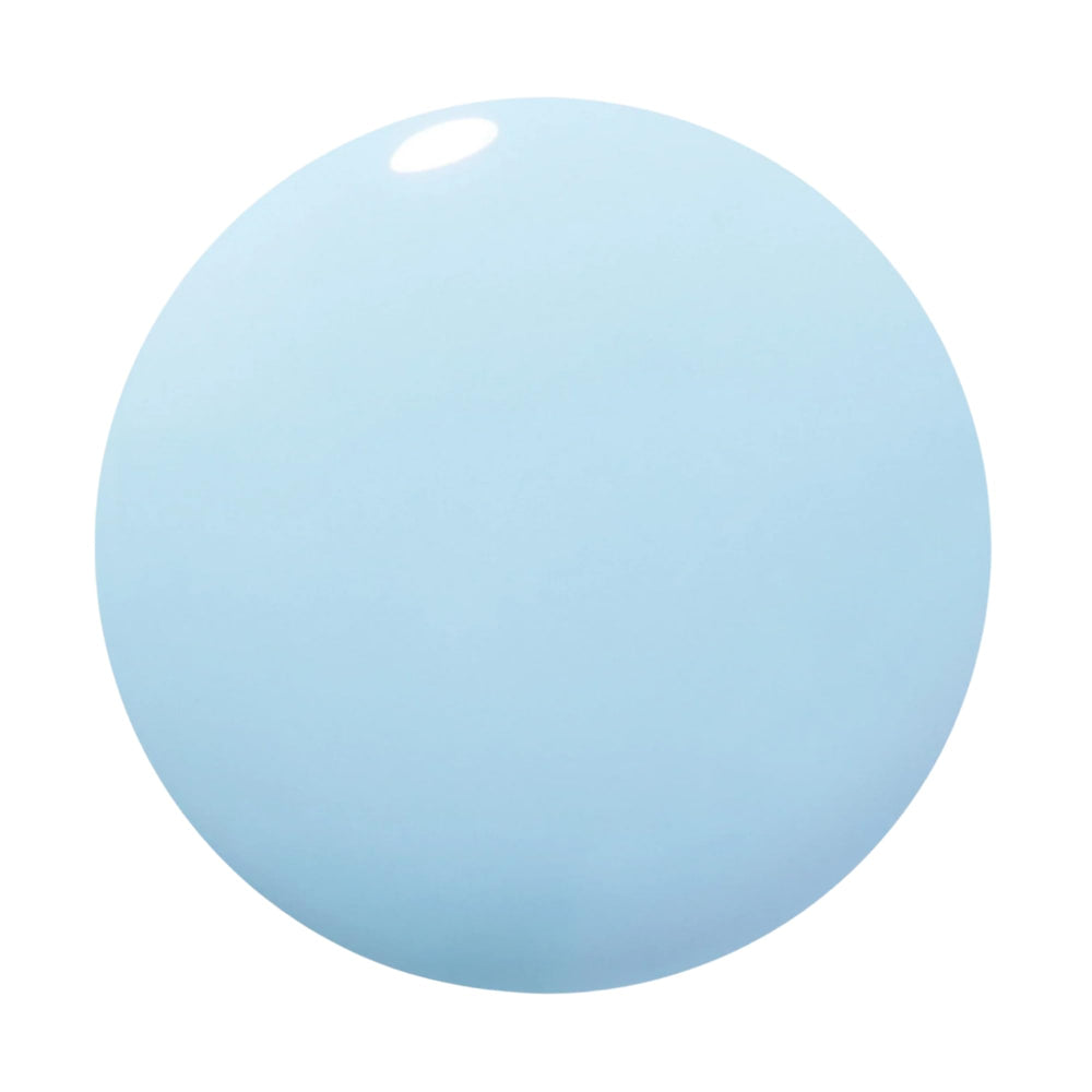 Échantillon couleur bleu poudre avec sous-tons gris pour Lotion Please.