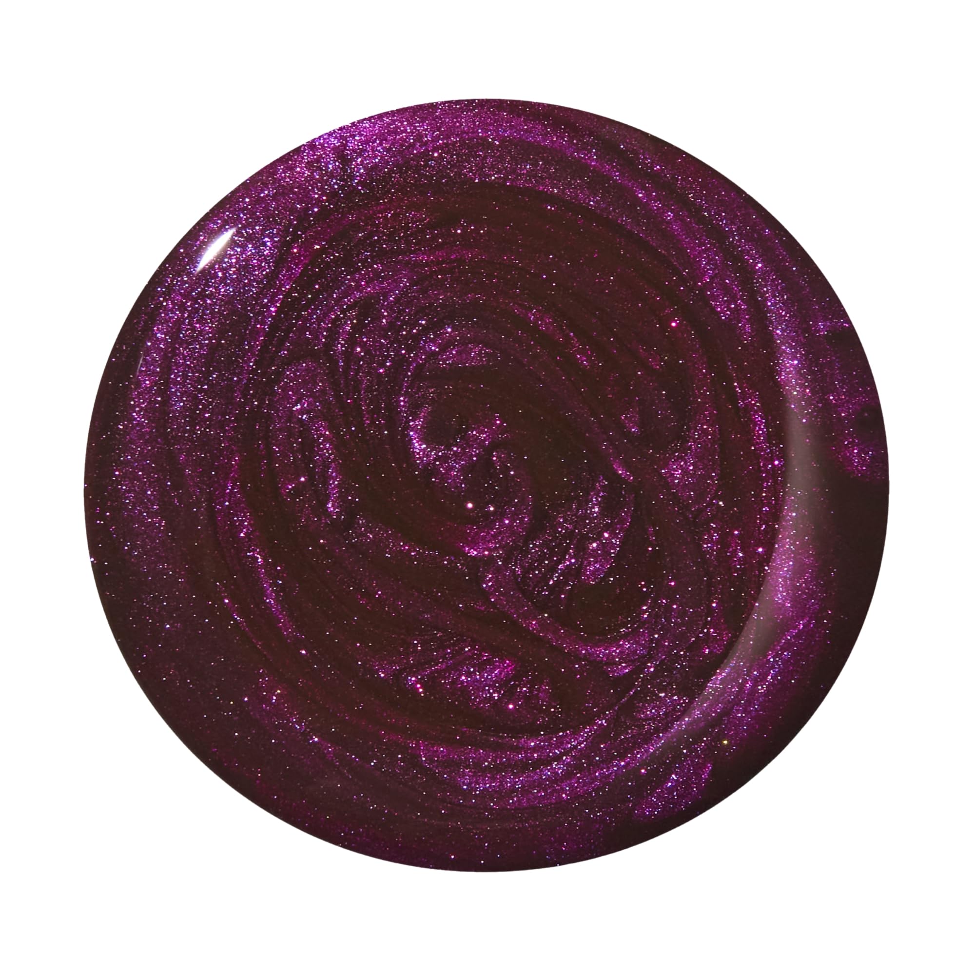Dazzle Dry Vernis Prune Épicée: couleur semi-opaque avec reflets roses pour un look raffiné