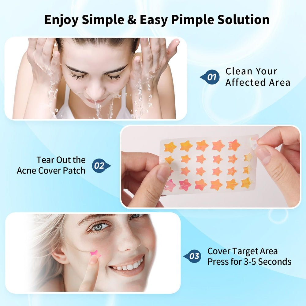 Emballage iridescent Dazzlook de patches hydrocolloïdes