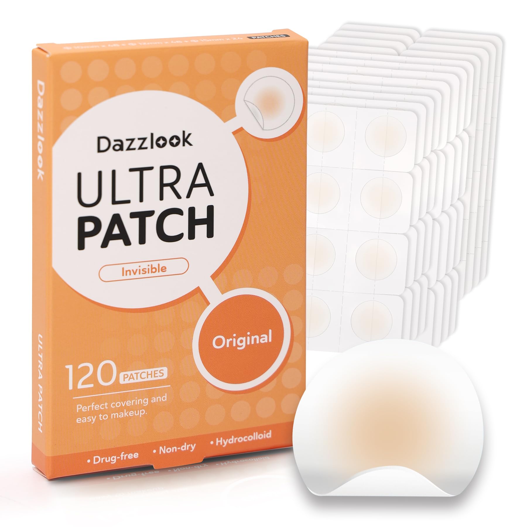 Patch hydrocolloïde Dazzlook 10 mm pour couvrir une imperfection rapidement