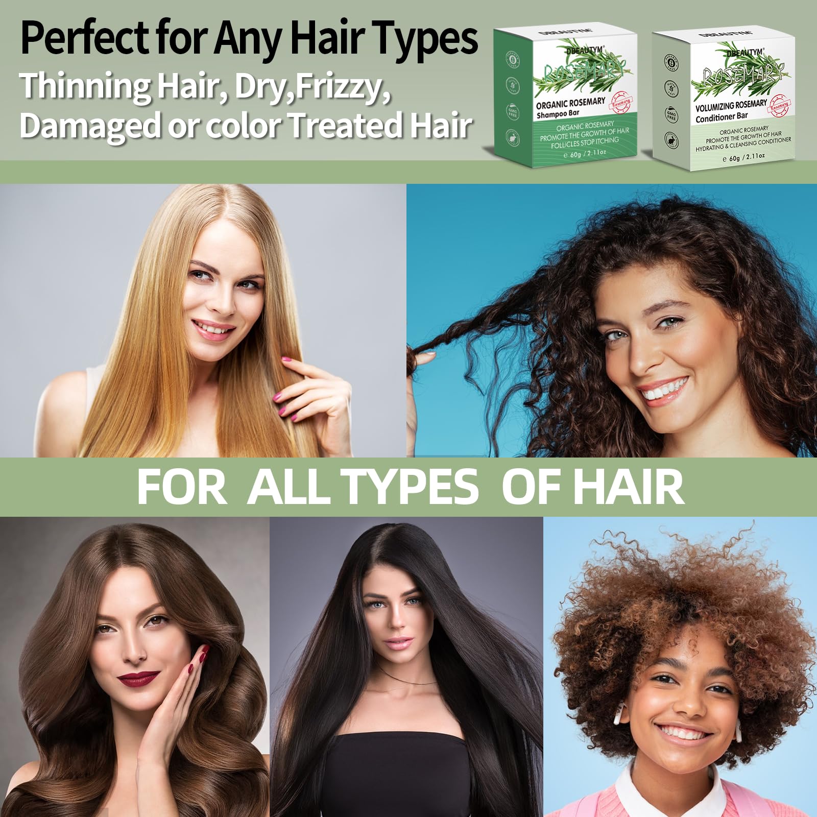 DBEAUTYM coffret soin cheveux végane et naturel.