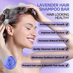 DBEAUTYM lot-deux-barres-shampoing-lavande, solution pratique pour déplacements.