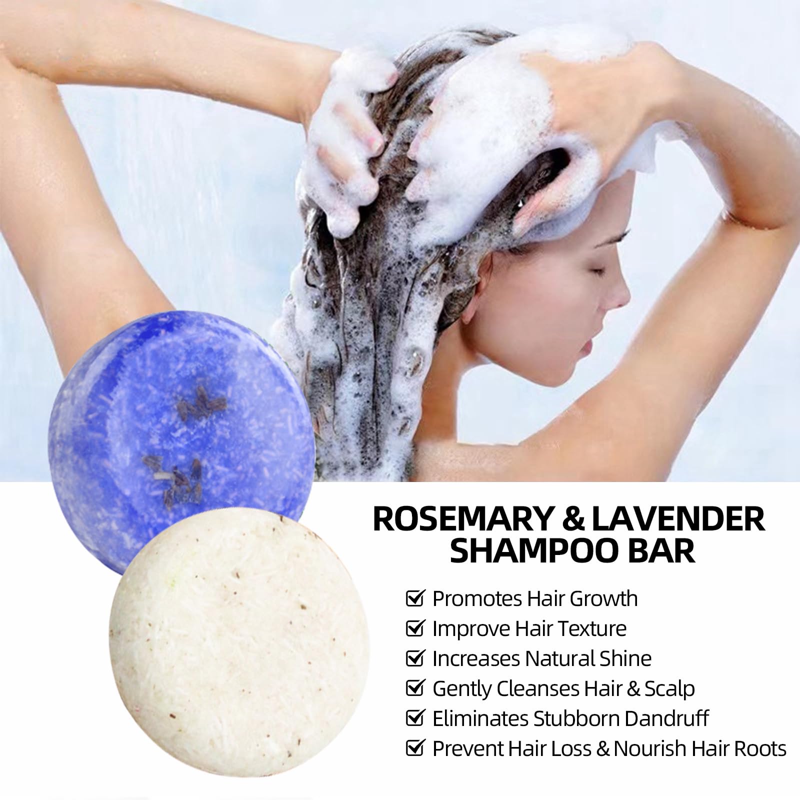 DBEAUTYM: parfum frais lavande et romarin, soin léger pour cheveux propres et souples.