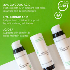 Zoom sur pores, soin DCL AHA 20% promet une peau plus lisse