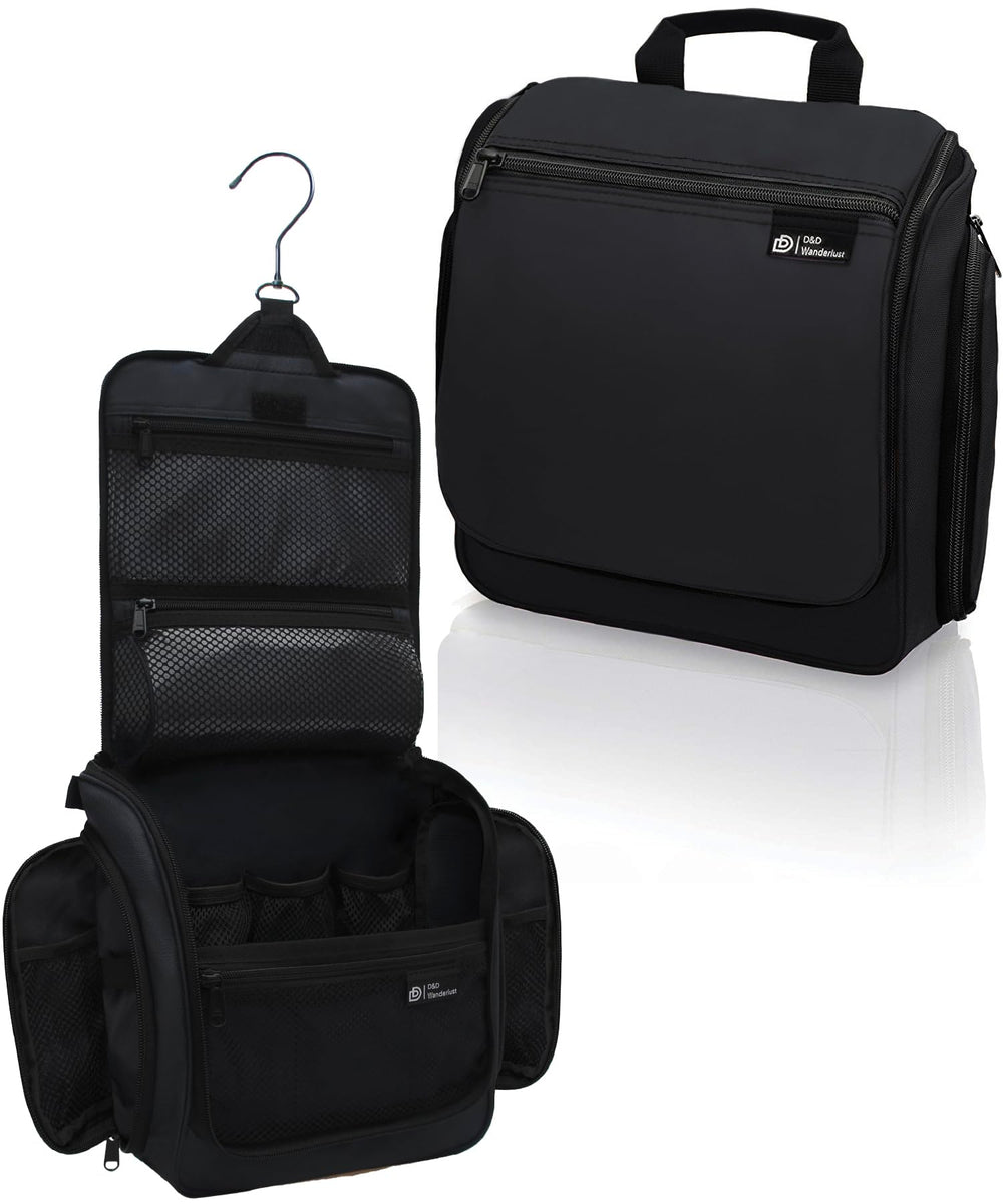 DD D&D Wanderlust sac de toilette suspendu grand format pour voyages prolongés.