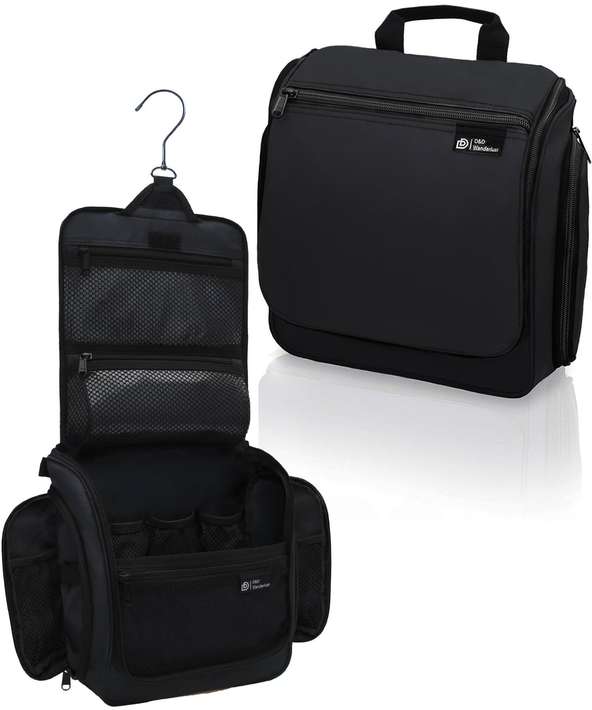 DD D&D Wanderlust sac de toilette suspendu grand format pour voyages prolongés.