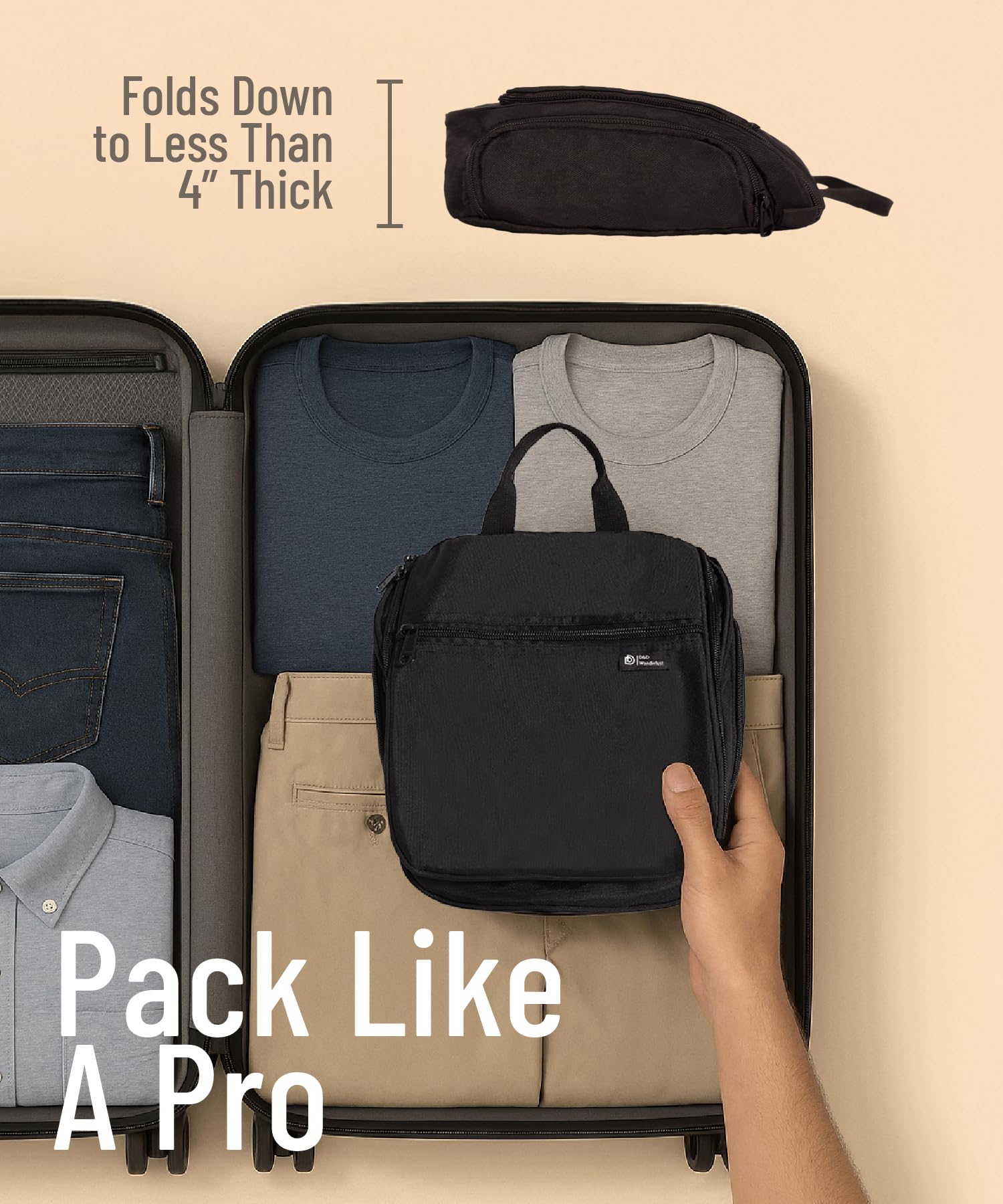 Sac voyage adaptable pour hommes et femmes avec DD D&D Wanderlust.