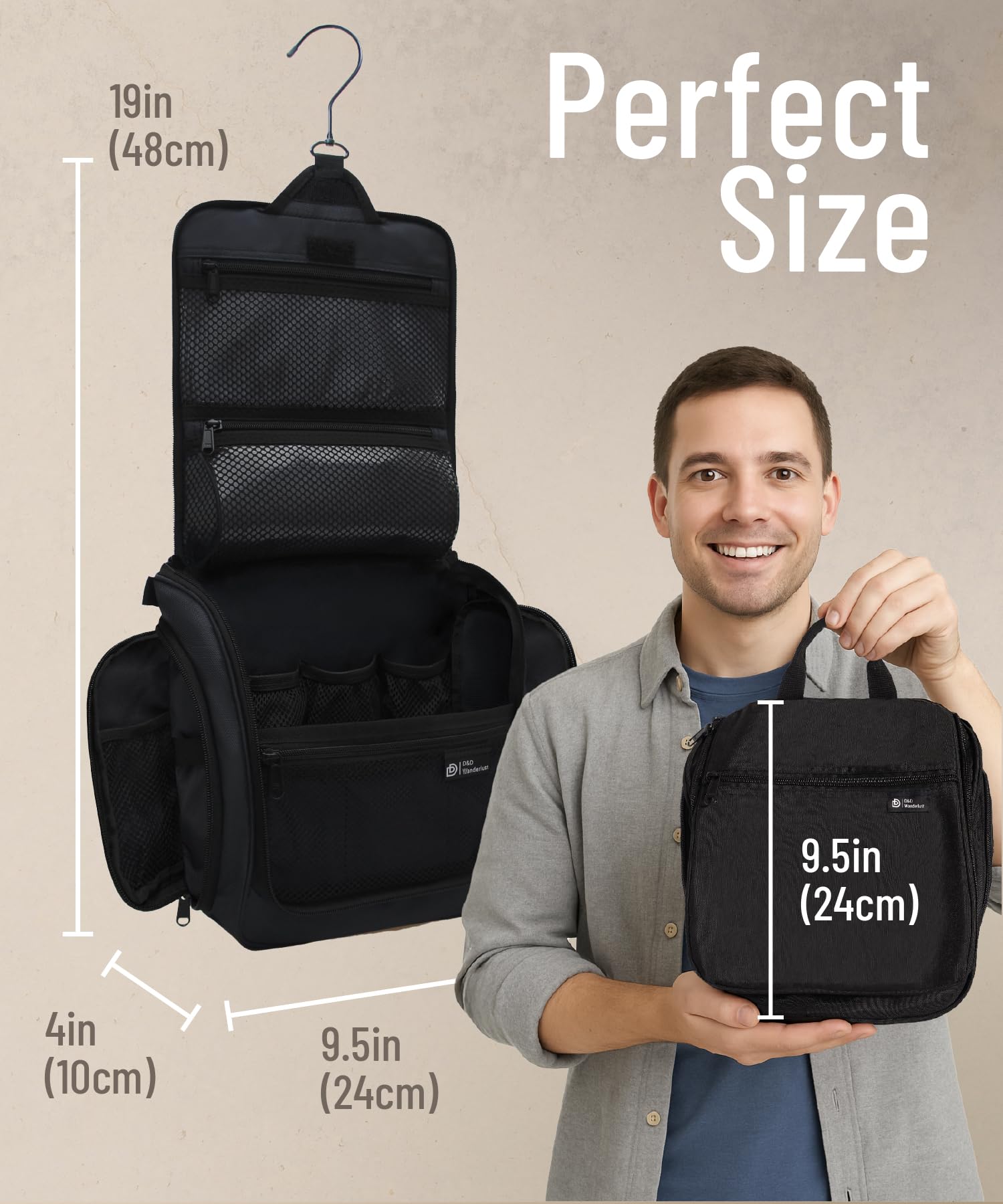 Nylon imperméable DD D&D Wanderlust protège vos produits contre les fuites.