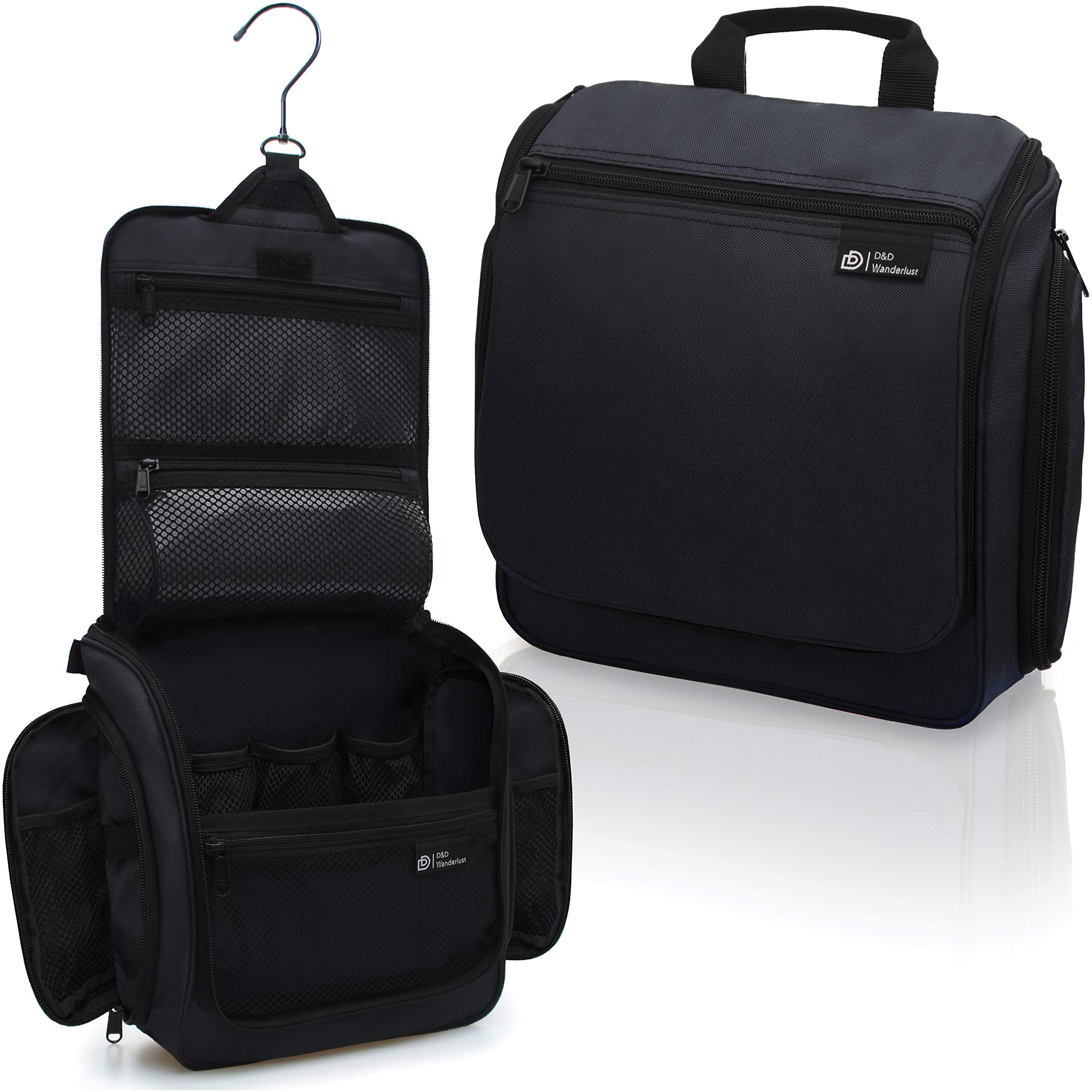 Sac de toilette pendu DD D&D Wanderlust, pratique pour un accès rapide en voyage.