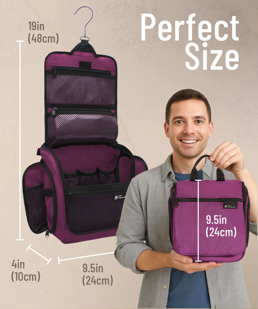 Fermetures YKK durables sur la trousse DD D&D Wanderlust.