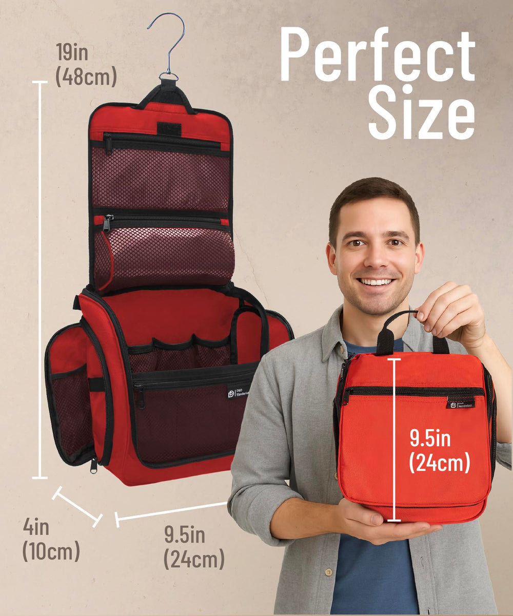DD Wanderlust grand compartiment voyage, rangement efficace pour bouteilles et articles.