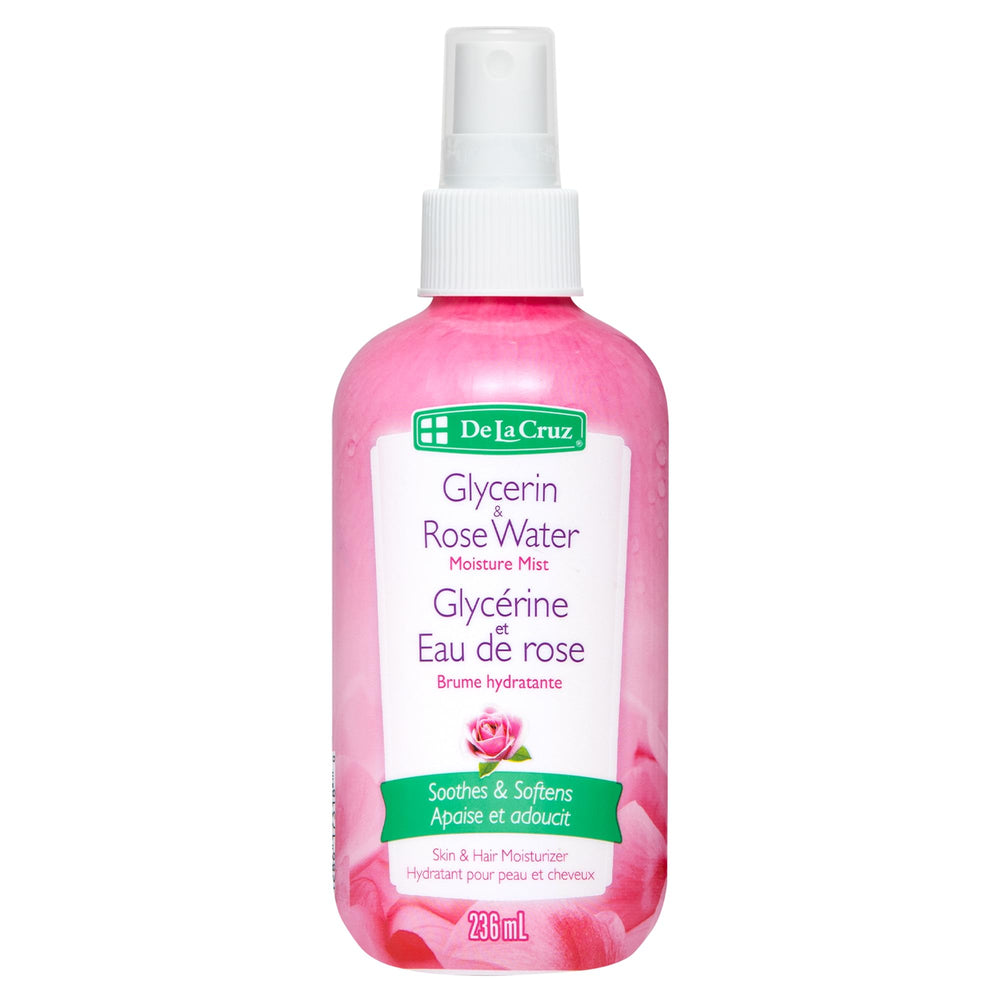 De La Cruz Eau de Rose : brume visage hydratante et parfum naturel.