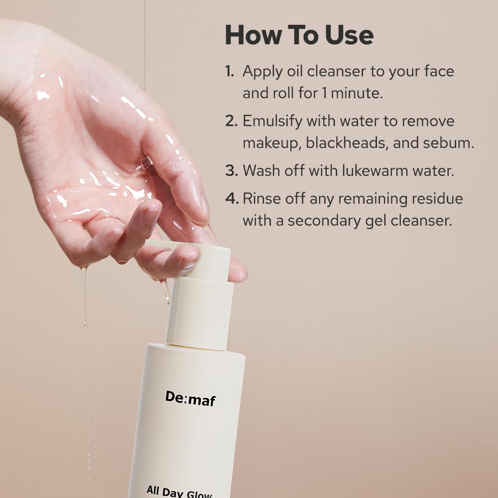 De:maf All Day Glow – convient peaux sensibles et mixtes pour un soin quotidien doux.