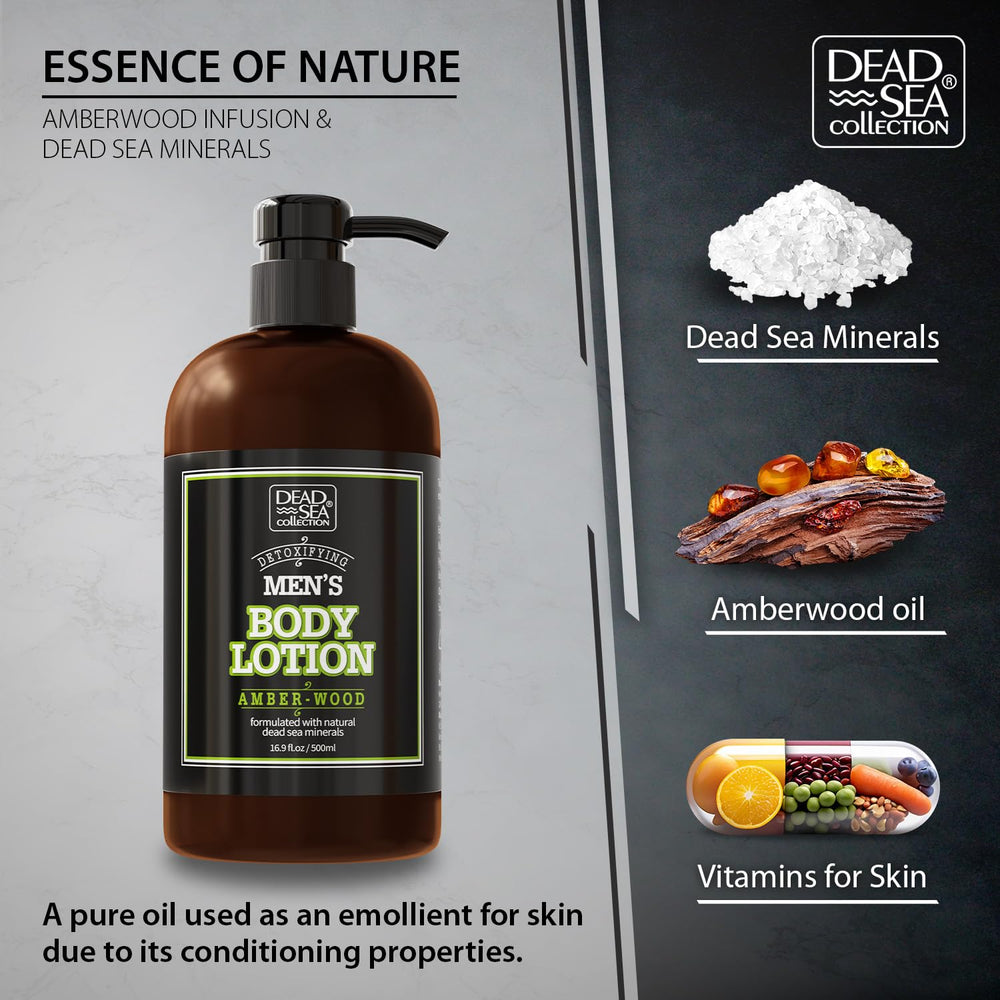 Dead Sea Collection Amberwood texture creme pour peau douce et souple.