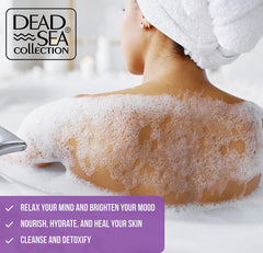 Dead Sea Collection bain moussant arôme lavande – parfum durable en contact avec la peau.