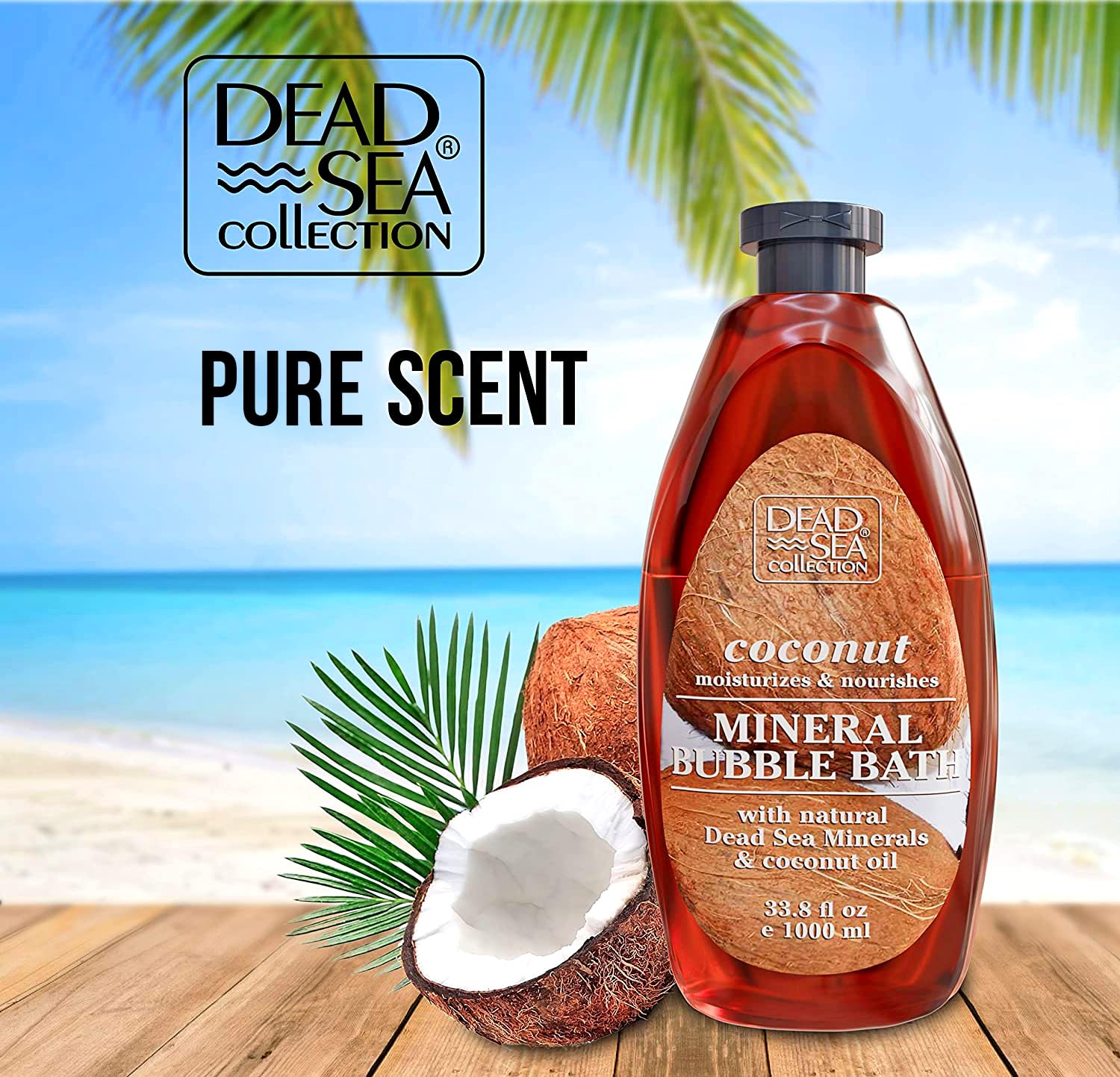Dead Sea Collection minéraux Mer Morte et huile coco apportent douceur