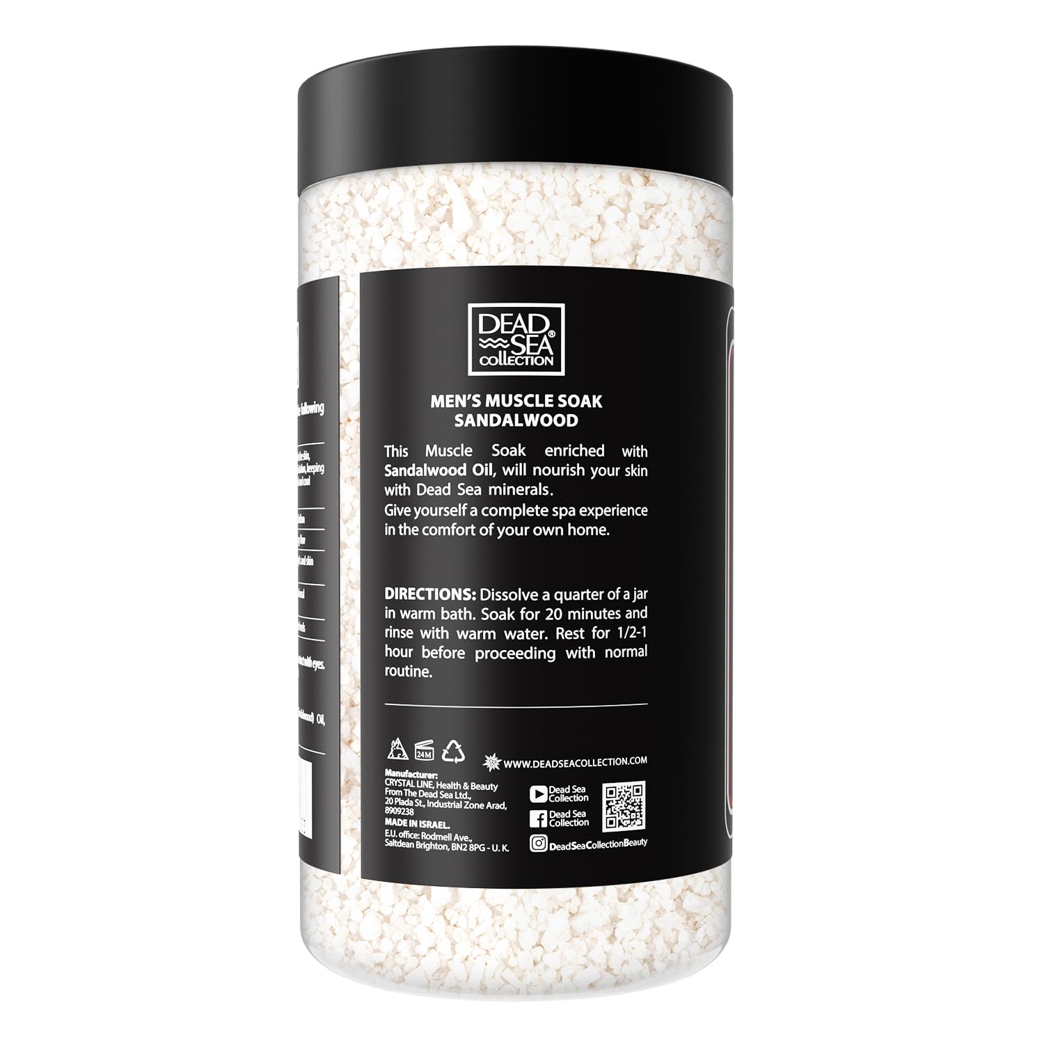 Dead Sea Collection Sels de bain maison spa quotidiens plaisir sensoriel.