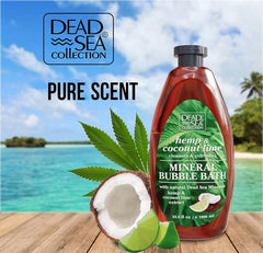 Dead Sea Collection bouteille bain moussant, format généreux d’un litre.