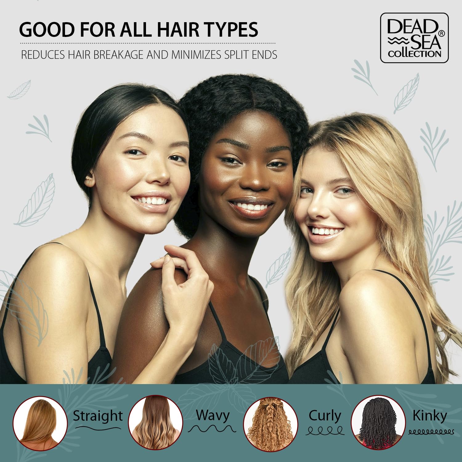 Dead Sea Collection Cheveux brillants et lisses après chaque lavage.