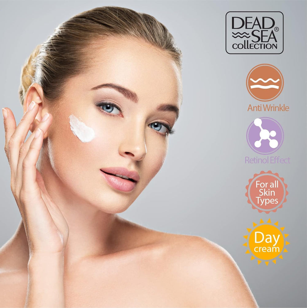 Crème Dead Sea Collection jour hydratation légère pour peau quotidienne.