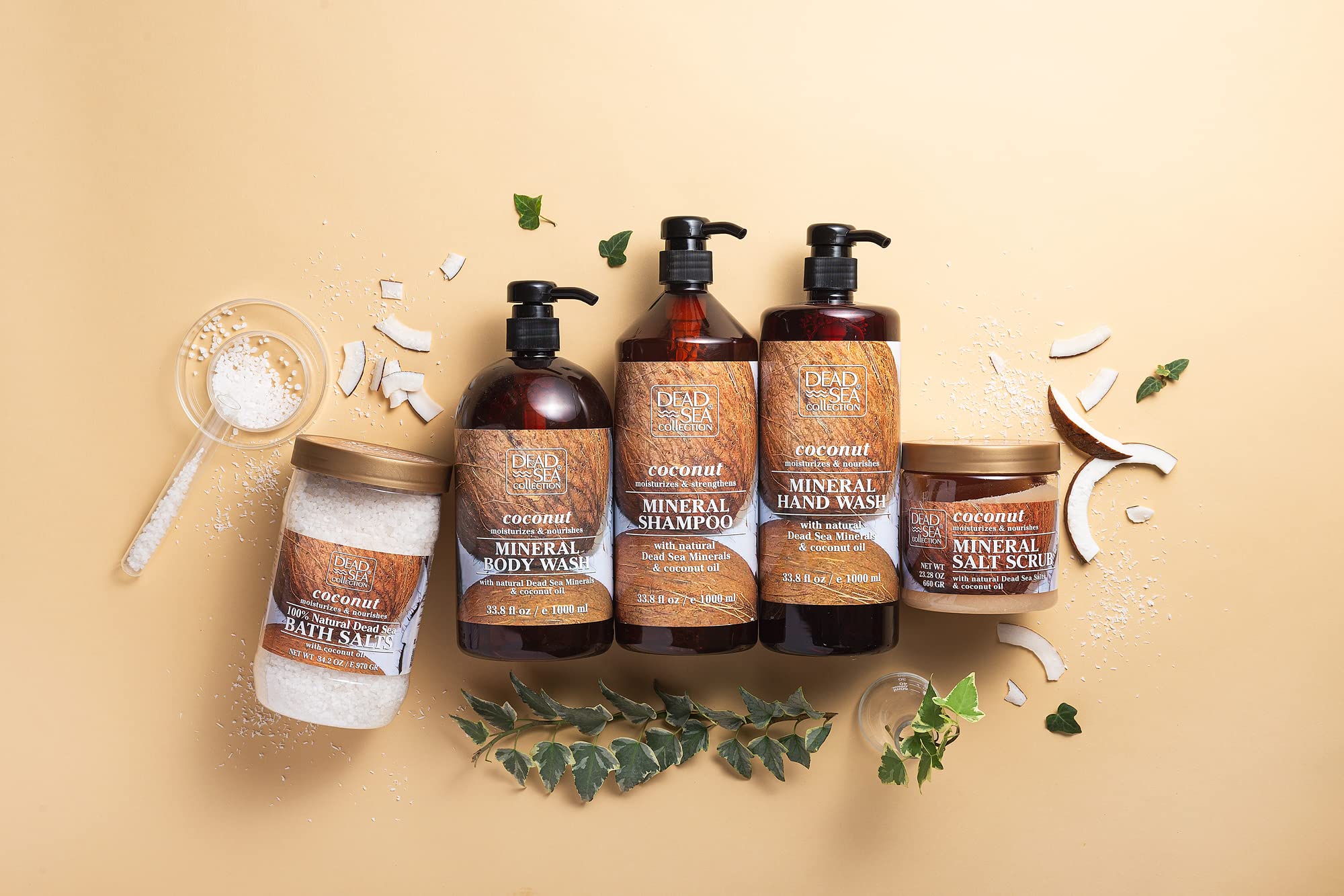 Coffret Dead Sea Collection emballage soigné, cadeau idéal pour soins capillaires.