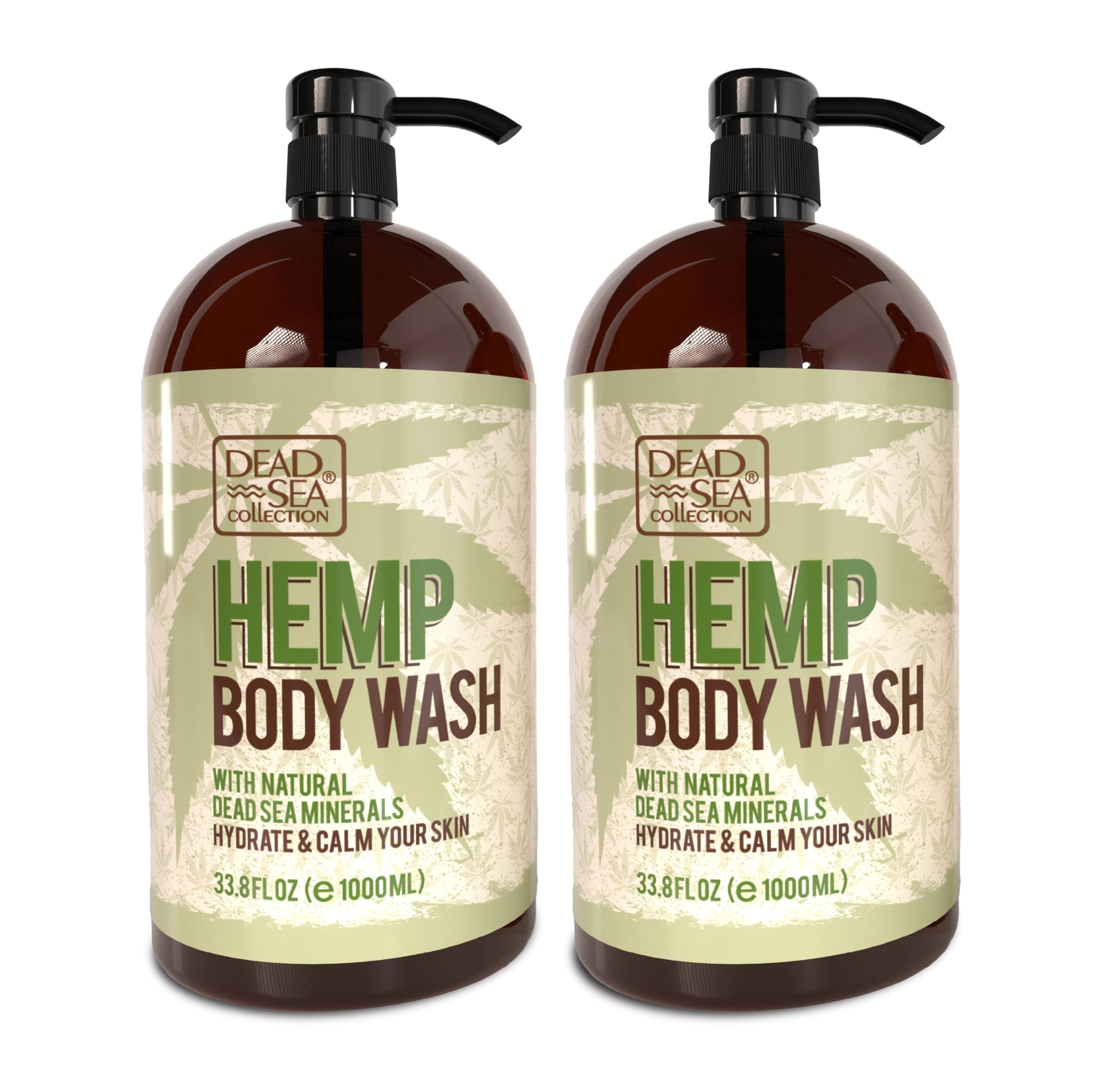 Gel douche Dead Sea Collection en bouteille, hydrate durablement la peau.