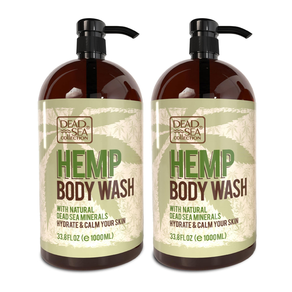 Gel douche Dead Sea Collection en bouteille, hydrate durablement la peau.