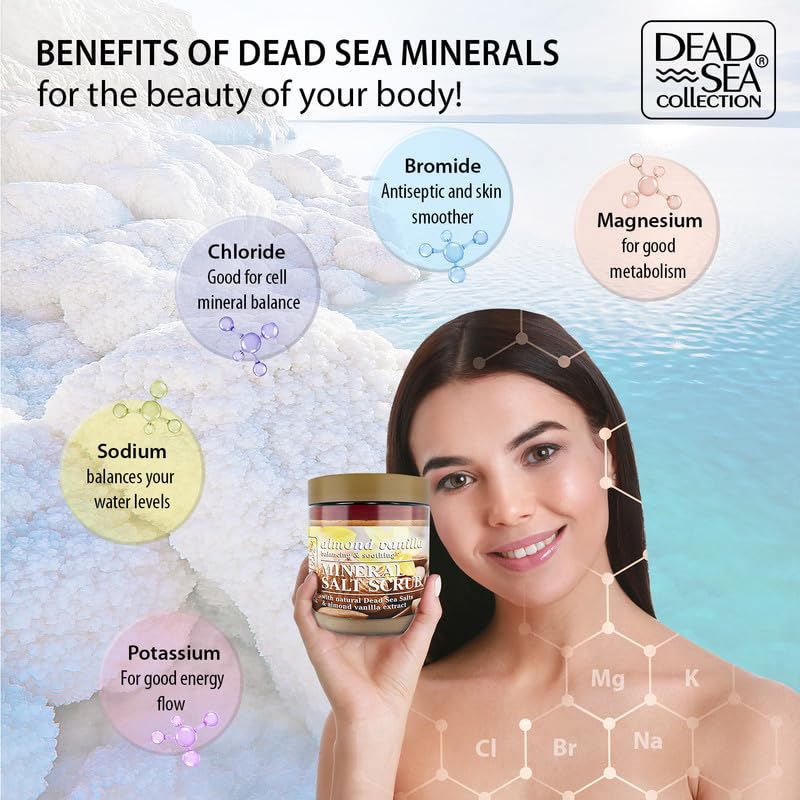 Parfum aromatique durable du gommage Dead Sea Collection pour une sensation agréable.